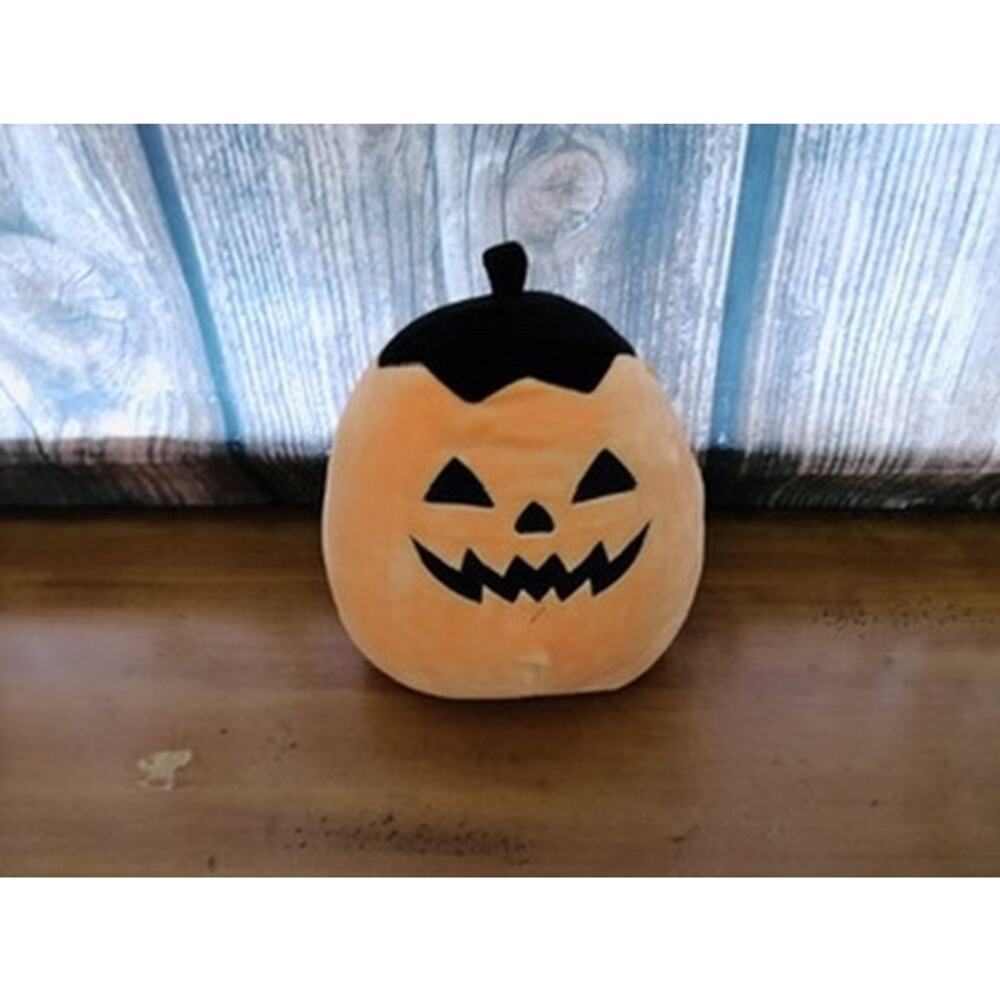 Squishmallows Halloween Pumpkin JackOLantern Plush Orange 8"‎